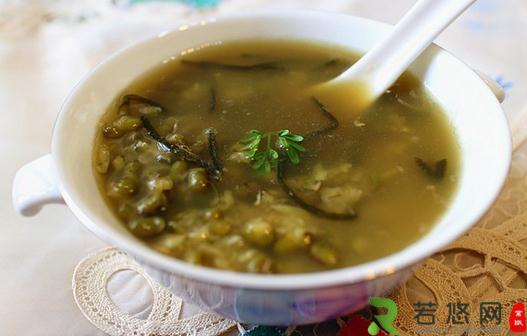 美味海带食谱：绿豆海带汤的做法