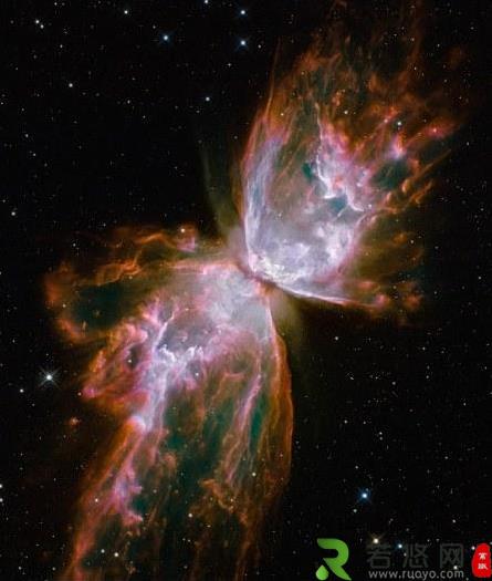 科学家拍摄恒星死亡奇观 色彩绚烂酷似蝴蝶